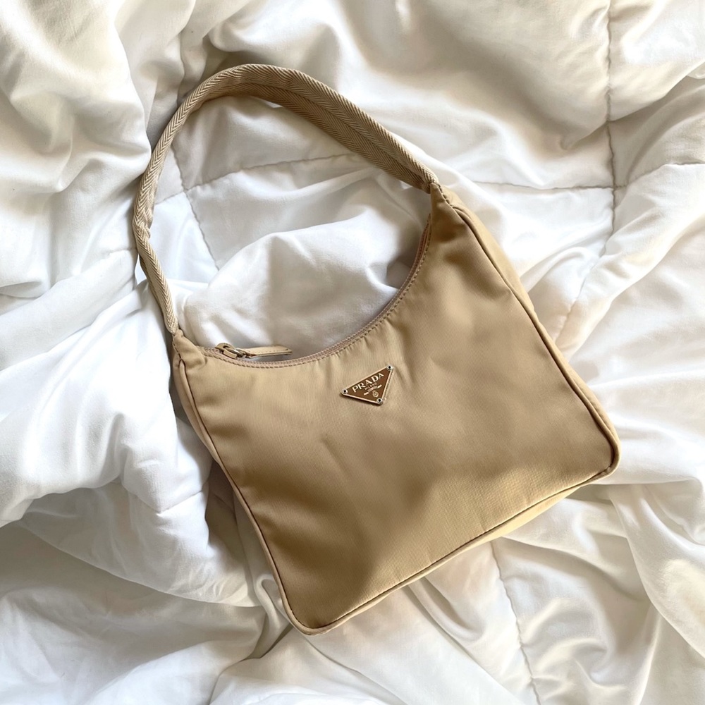 SOLD Extremely Rare Prada Nylon Nude Tessuto Bag